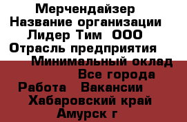 Мерчендайзер › Название организации ­ Лидер Тим, ООО › Отрасль предприятия ­ BTL › Минимальный оклад ­ 17 000 - Все города Работа » Вакансии   . Хабаровский край,Амурск г.